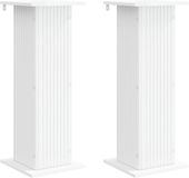 vidaXL Plantenstandaard 2 stuks Wit 30,5 x 30 x 80,5 cm Bewerkt hout