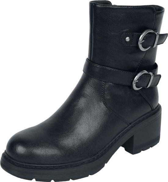 Black Premium by EMP Zwarte Laarsjes met Gespen - Dames - EU37