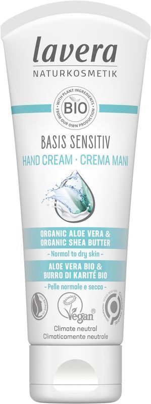 Lavera Basis sensitiv handcreme/handcream bio 75ml