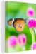 Canvas Tableau - Papillon - Rose - 120x160 cm