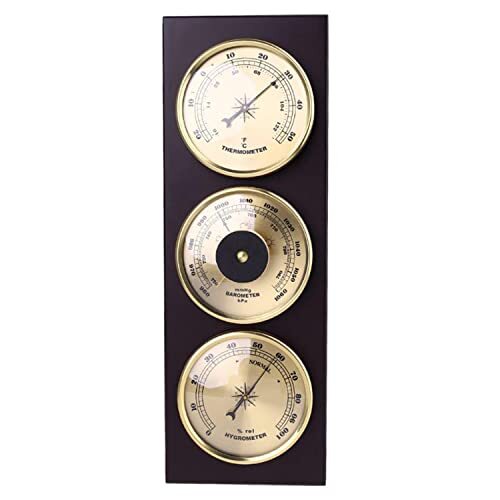 RUNLAIKEJI Barometer, hangende 3in1 barometer, weerstation, barometer