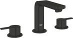 GROHE Lineare New M-Size Driegats Wastafelmengkraan – Met Trekwaste – EcoJoy – FastFixation – Matte Black