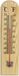 Gerimport Buitenthermometer 20 X 5 Cm Hout Naturel/zwart
