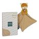 Doudou et Compagnie - Pollen d'abeille biologique - Peluche renard bébé - coffret cadeau - 20 cm - cadeau de naissance - jaune et beige - DC3841