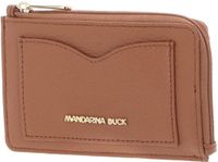 MANDARINA DUCK Mellow Leather Credit Card Holder Pecan Nut Lichtbruin