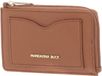 MANDARINA DUCK Mellow Leather Credit Card Holder Pecan Nut Lichtbruin