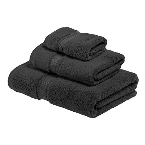 Superior Madison TS 3-delige handdoekenset - Houtskool
