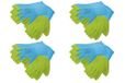 Högert Technik ULLER latex gecoate handschoenen, blauw/groen, maat 7-11
