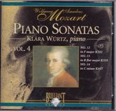 Markus Wolfgang Amadeus Mozart / Klára Würtz ‎– Piano Sonatas Vol. 4 CD