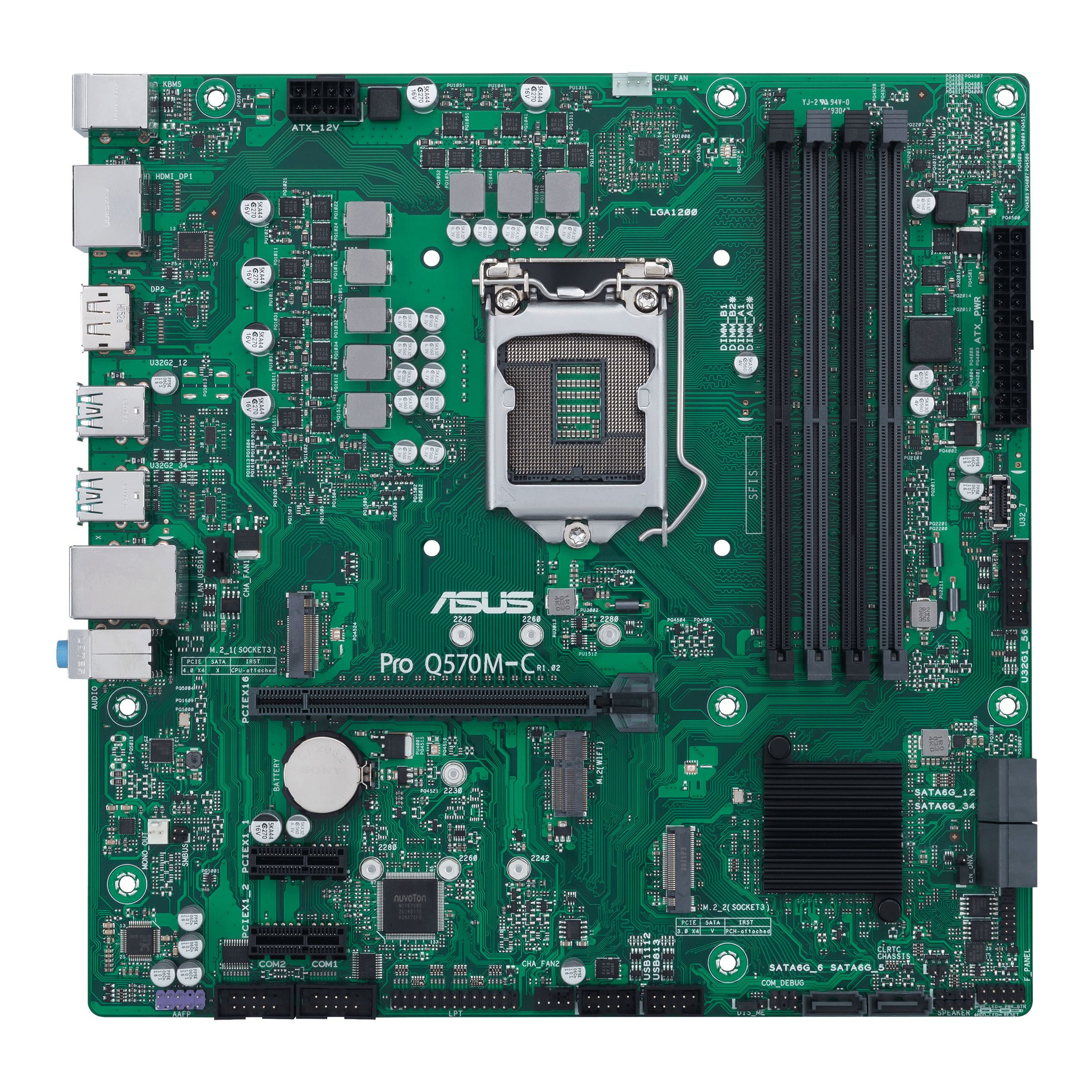 ASUS PRO Q570M-C/CSM - Micro ATX Motherboard - LGA 1200 - Intel Q570 Chipset