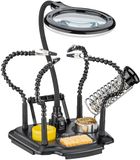 Goobay Soldeerhulp met vergrootglas en zwanenhalsarmen