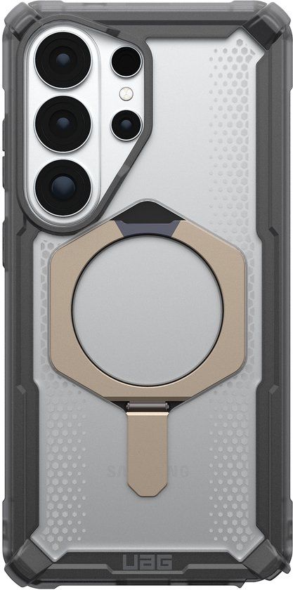 Urban Armor Gear Plasma XTE Backcover MagSafe voor Samsung Galaxy S26 Ultra - Ash / Titanium