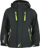 Peak Mountain Kinder softshell jas Ecilo zwart 3 jaar