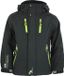 Peak Mountain Kinder softshell jas Ecilo zwart 3 jaar