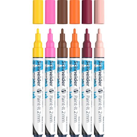 Schneider Paint-It Markeerstiften 6 stuks