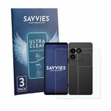 Savvies Screenprotector voor Sony Xperia 1 VIII (Voor+Achter) - 6 Stuks