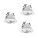 EGLO connect.z Smart-Home 3er-Set LED inbouwspots Saliceto-Z, Ø 8,8 cm