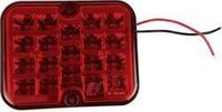 Berger & Schröter Mistlamp Open kabeleinden Mistachterlicht Achter 12 V Rood