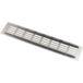 Gedotec Grille d'aération en aluminium avec entretoises rainurées, 60 mm - argent anodisé - 800 mm