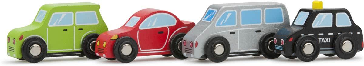 New Classic Toys - Mini Auto Set - 4 stuks
