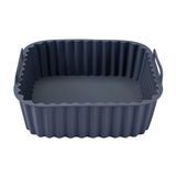 Fackelmann 45104 Airfryer Bakplaat Vierkant Silicone Grijs 15x15cm