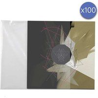 Enova Hifi Set van 100 hoezen voor 33 toeren vinyl platen PEV 100 33T