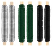 Set de 6 fils floraux pour projets créatifs 0,7 mm x 40 m