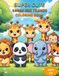 Kawaii Zoo Friends Coloring Book
