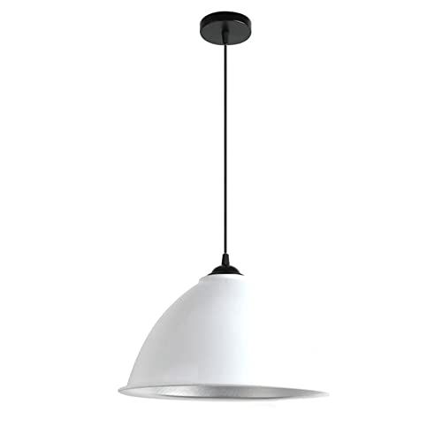 Moderne Italiaanse gele kroonluchter vintage hanglamp kap industriële hangende plafondverlichting ideaal voor eetkamer, bar, clubs en restaurants (Blauw