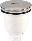 Nicoll 92884 afvoergarnituur voor de douche, uitloop groen 790 0205110, wit, 110 mm