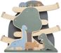 Jabadabado - Houten dino-racebaan met helling - Groen