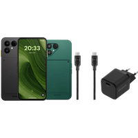 Fairphone Fairphone 6 256GB Zwart 5G + Compleet Accessoirepakket