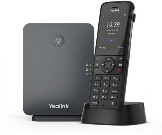 Yealink W78P IP telefoon Zwart TFT
