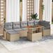 Prolenta Maison Exclusive - Tuinset voor in de tuin, 8 stuks. Beige en grijs