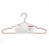 Rayen Kleerhangers van koper, genaaid metaal, 40 x 18 cm, 5 stuks