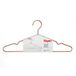 Rayen Kleerhangers van koper, genaaid metaal, 40 x 18 cm, 5 stuks