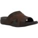 FitFlop Freeway™ III Textile Men Heren Slippers - Chocolate