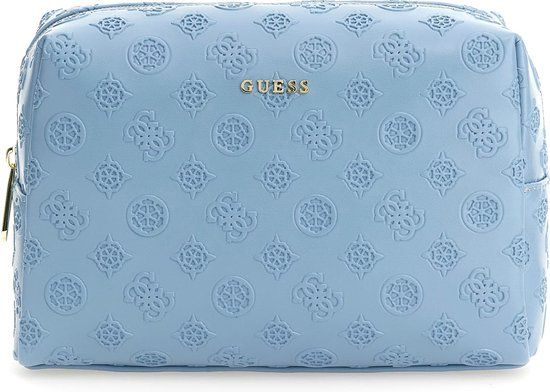 Guess Large Top Zip Beautycase - Slate