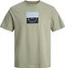 JACK&JONES JORCATSKILLS SQUARE BRAND TEE SS SN JNR Jongens T-shirt Maat 152 Katoen Lichtgroen
