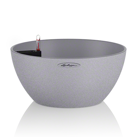 Lechuza Cubeto - Plantenbak - Rond - Grijs - 40cm