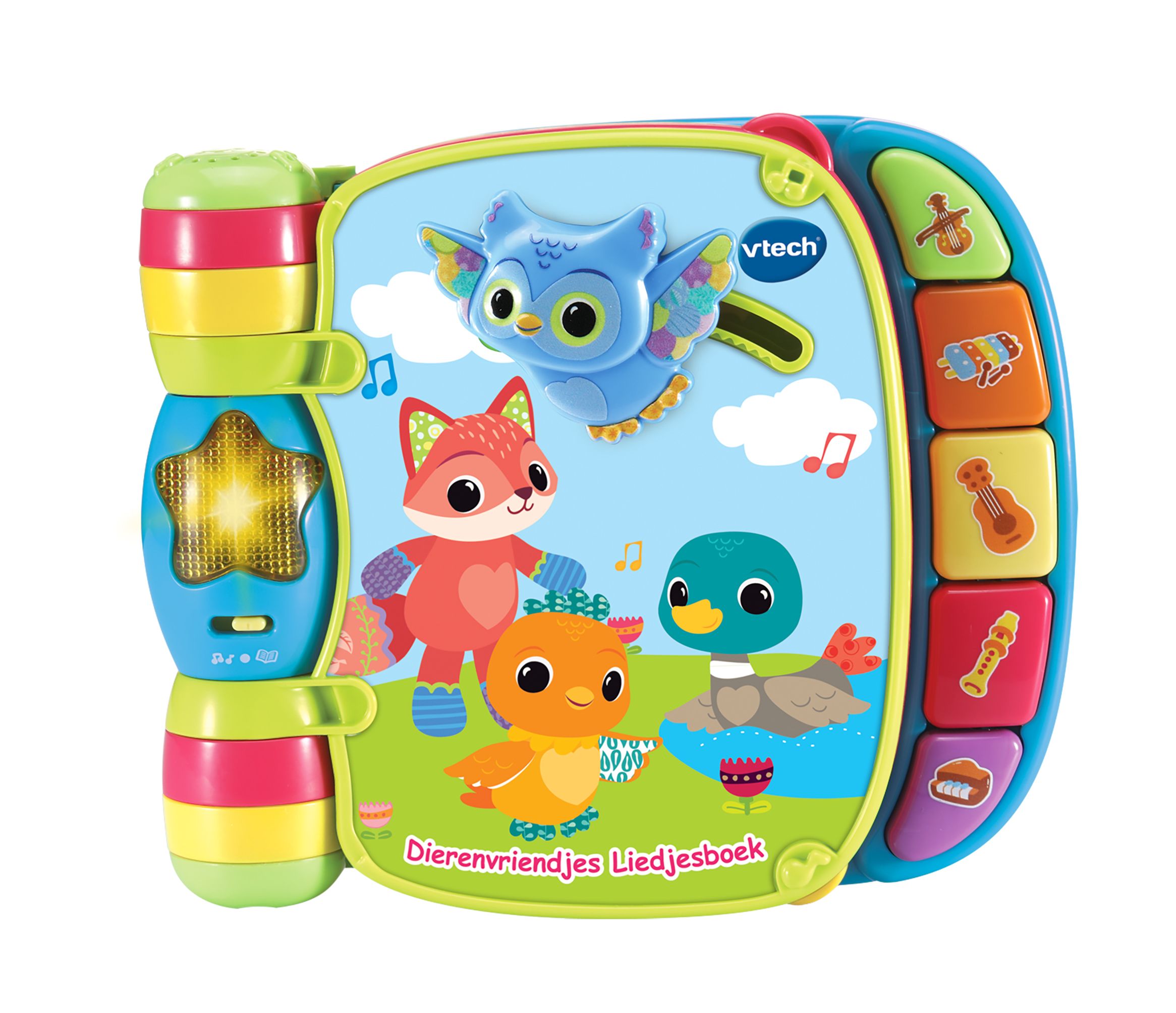 VTech Baby Dierenvriendjes Liedjesboek - Interactief Speelgoed - Babyboekje - Kinderboeken - Jongen - 0.5 - 3 Jaar