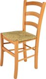 t m c s Tommychairs Venice - Eetkamerstoel - 1 Stuk - Bruin - Rotan & Hout