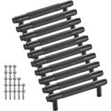 SOTECH 10 stuks meubelgrepen BLACKLINE VIII BA 96 mm mat zwart
