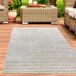 Tapis d'extérieur moderne beige 120x160cm