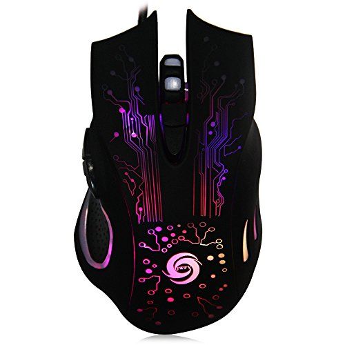 Gaming Mouse - 6 Buttons - Adjustable DPI - USB Wired - Backlight - 2021 Model