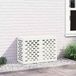 VidaXL Airconditioner hoes wit 90 x 40 x 60 cm staal
