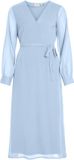 VILA Maxi-jurk VIFALIA lange mouwen Nantucket Breeze
