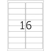 HERMA Premium - Papier - mat - permanent zelf-klevend - wit - 99.1 x 33.8 mm 1600 etiket(ten)