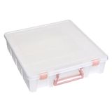 ArtBin Super Satchel Organizer-opbergdoos met 1 compartiment, doorzichtige knutsel-organizer