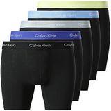 Calvin Klein Heren Onderbroeken 5-Pack Icon Stretch Boxers Zwart Maat S